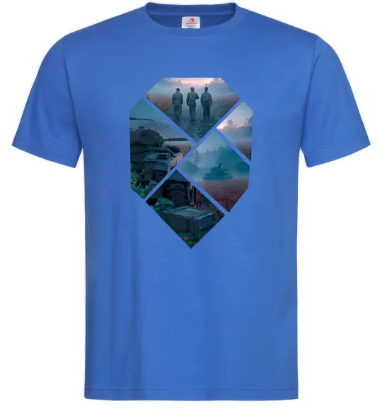 Чоловіча футболка WoT collage Яскраво-синій фото