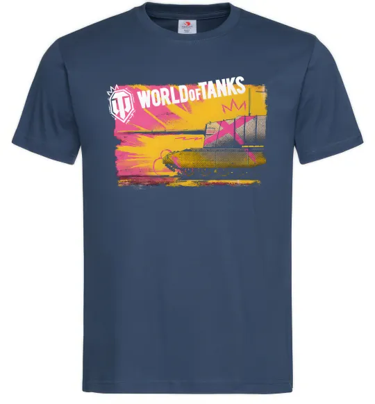 Чоловіча футболка WoT art Темно-синій фото