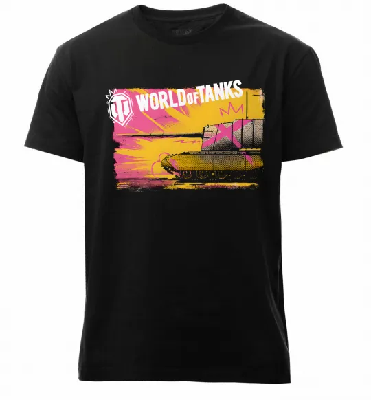 Чоловіча преміум футболка WoT art Чорний фото