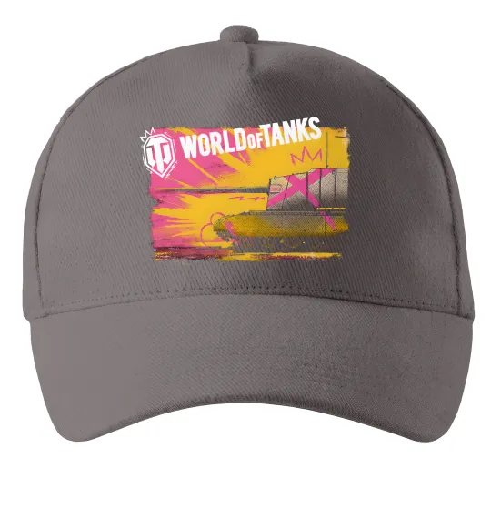 Кепка WoT art Сірий фото