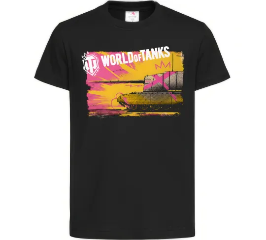 Дитяча футболка WoT art Чорний фото