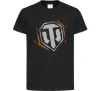 Дитяча футболка World of Tanks logo spray Чорний фото