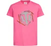 Дитяча футболка World of Tanks logo spray Яскраво-рожевий фото