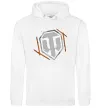 Чоловіча толстовка (худі) World of Tanks logo spray Білий фото