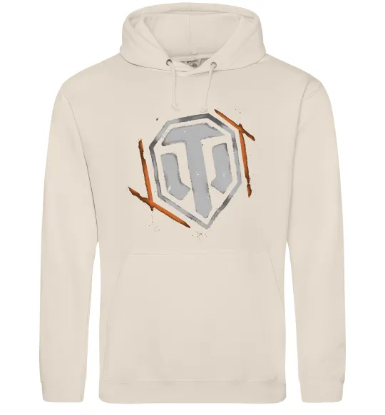 Мужская толстовка (худи) World of Tanks logo spray Таш фото