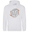Жіноча толстовка (худі) World of Tanks logo spray Сірий меланж фото