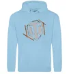 Жіноча толстовка (худі) World of Tanks logo spray Блакитний фото