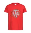 Дитяча футболка World of Tanks logo spray Червоний фото