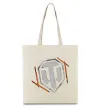Еко-сумка World of Tanks logo spray Бежевий фото