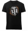 Чоловіча преміум футболка World of Tanks logo spray Чорний фото