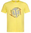 Чоловіча футболка World of Tanks logo spray Лимонний фото