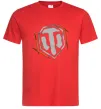 Чоловіча футболка World of Tanks logo spray Червоний фото