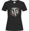 Жіноча футболка World of Tanks logo spray Чорний фото