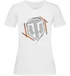 Жіноча футболка World of Tanks logo spray Білий фото