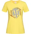 Жіноча футболка World of Tanks logo spray Лимонний фото