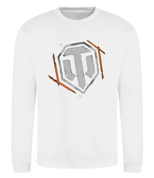 Світшот World of Tanks logo spray Білий фото