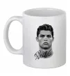 Чашка керамическая Молодий Ronaldo, колір - білий Белый фото