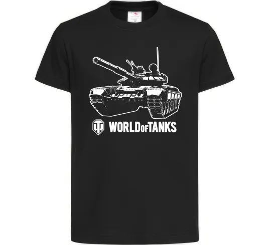 Дитяча футболка World of Tank Чорний фото