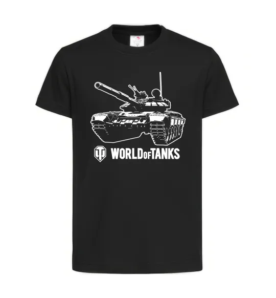 Дитяча футболка World of Tank Чорний фото