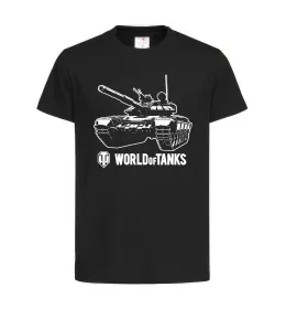 Дитяча футболка World of Tank Чорний фото