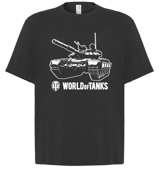 Футболка Оверсайз World of Tank Чорний фото