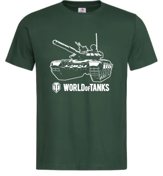 Чоловіча футболка World of Tank Темно-зелений фото