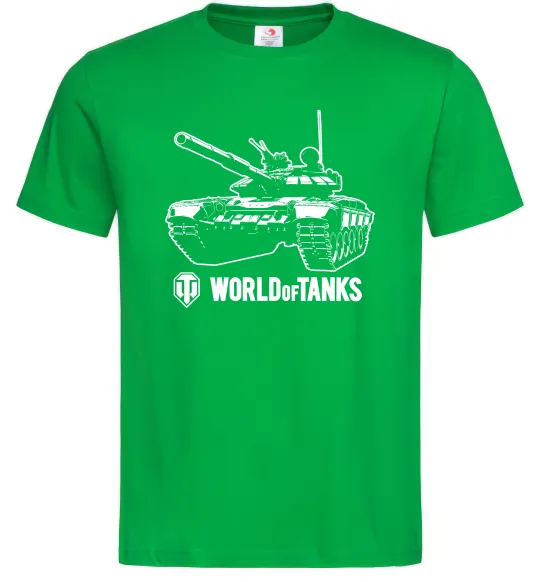 Чоловіча футболка World of Tank Зелений фото