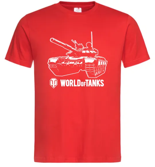 Чоловіча футболка World of Tank Червоний фото