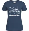 Жіноча футболка World of Tank Темно-синій фото