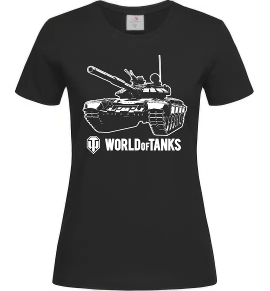 Жіноча футболка World of Tank Чорний фото