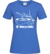 Жіноча футболка World of Tank Яскраво-синій фото