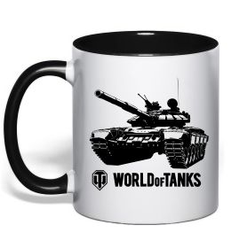 Чашка с цветной ручкой World of Tank