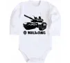 Дитячий бодік World of Tank Білий фото