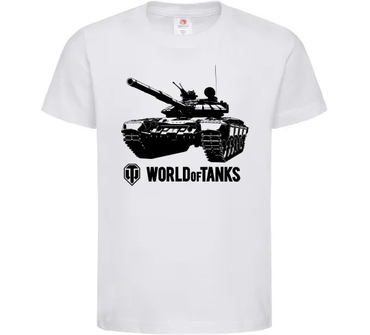 Дитяча футболка World of Tank Білий фото