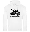 Жіноча толстовка (худі) World of Tank Білий фото