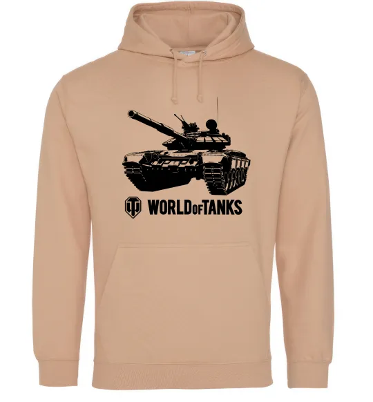 Жіноча толстовка (худі) World of Tank Пісочний фото