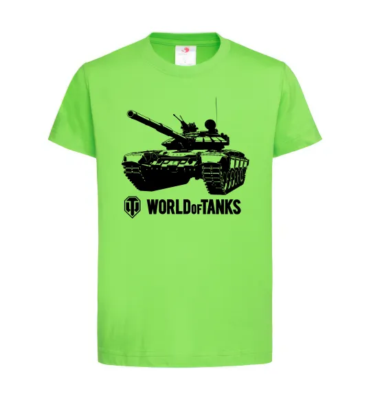 Дитяча футболка World of Tank Лаймовий фото