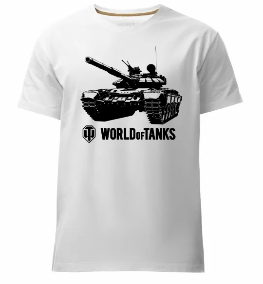 Чоловіча преміум футболка World of Tank Білий фото