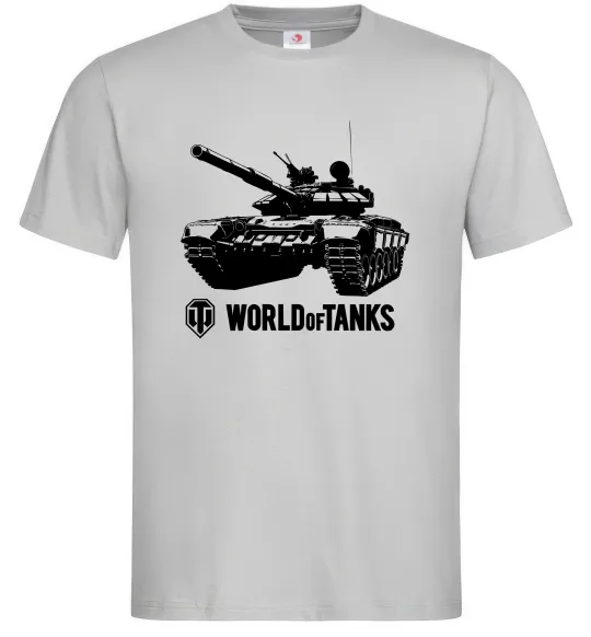 Чоловіча футболка World of Tank Сірий фото