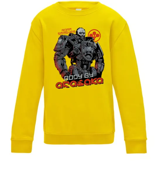 Дитячий світшот Cyberpunk Adam Smasher Сонячно жовтий фото