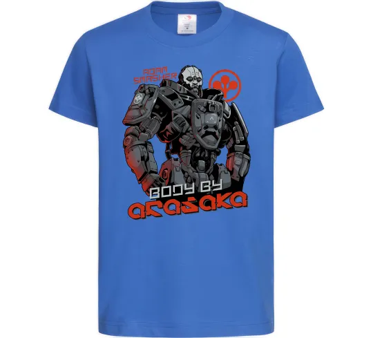 Дитяча футболка Cyberpunk Adam Smasher Яскраво-синій фото