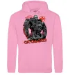 Жіноча толстовка (худі) Cyberpunk Adam Smasher Рожевий фото