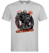 Чоловіча футболка Cyberpunk Adam Smasher Сірий фото