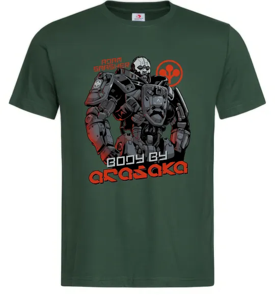 Чоловіча футболка Cyberpunk Adam Smasher Темно-зелений фото