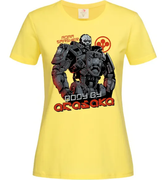 Жіноча футболка Cyberpunk Adam Smasher Лимонний фото