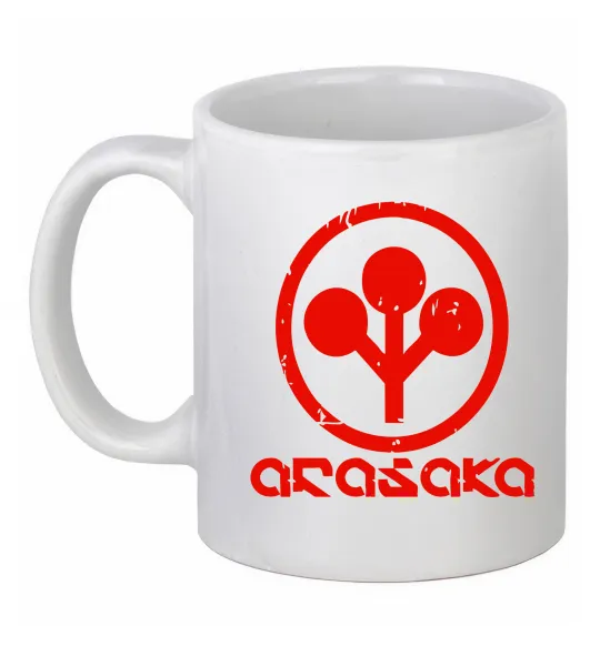 Чашка керамічна Cyberpunk Arasaka Білий фото