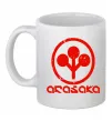 Чашка керамічна Cyberpunk Arasaka Білий фото