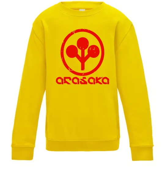 Дитячий світшот Cyberpunk Arasaka Сонячно жовтий фото