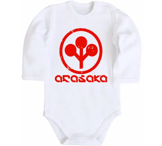 Детский боди Cyberpunk Arasaka Белый фото