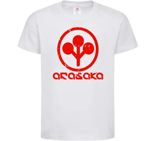 Дитяча футболка Cyberpunk Arasaka Білий фото